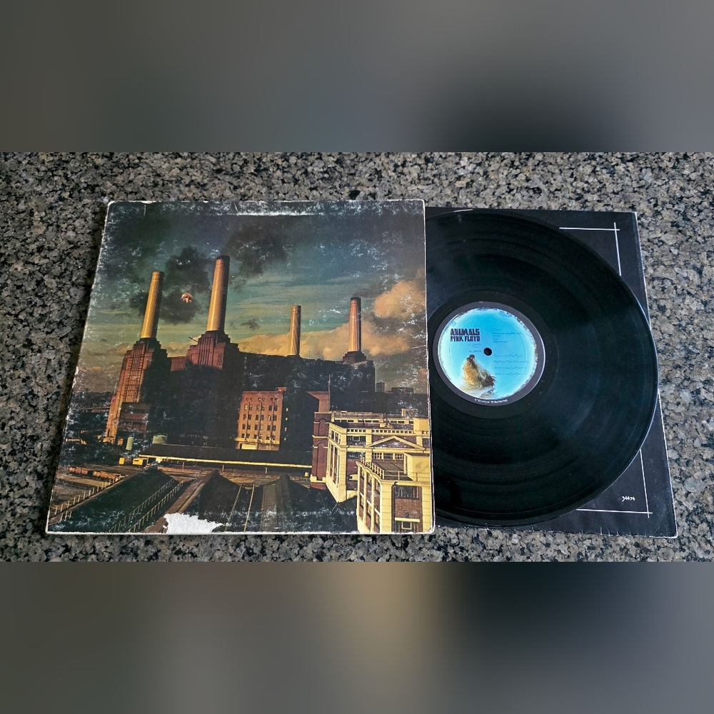 Pink Floyd ‎Animals Vinyl Record LP JC 34474 Rare 1977 Original Sleeve Gatefold